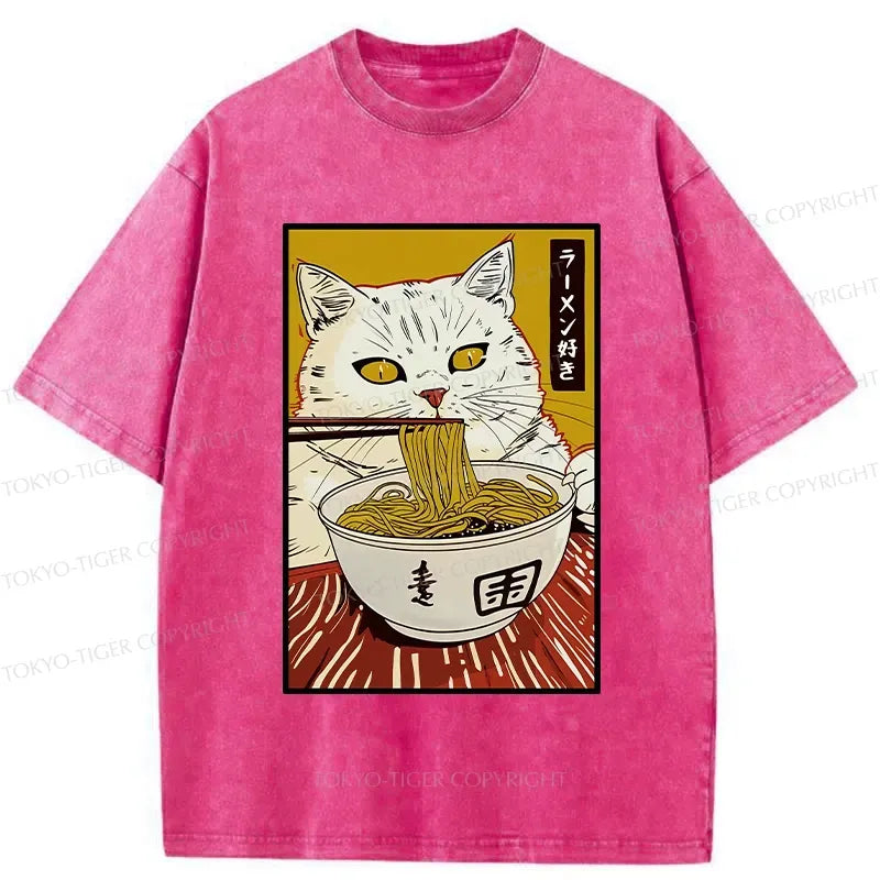 Japanese Cat Ramen Lover Gift