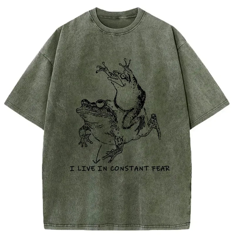 I live in constant fear funny tee