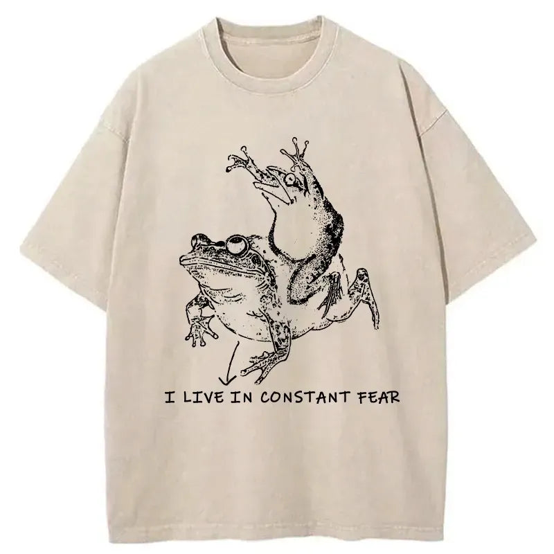 I live in constant fear funny tee
