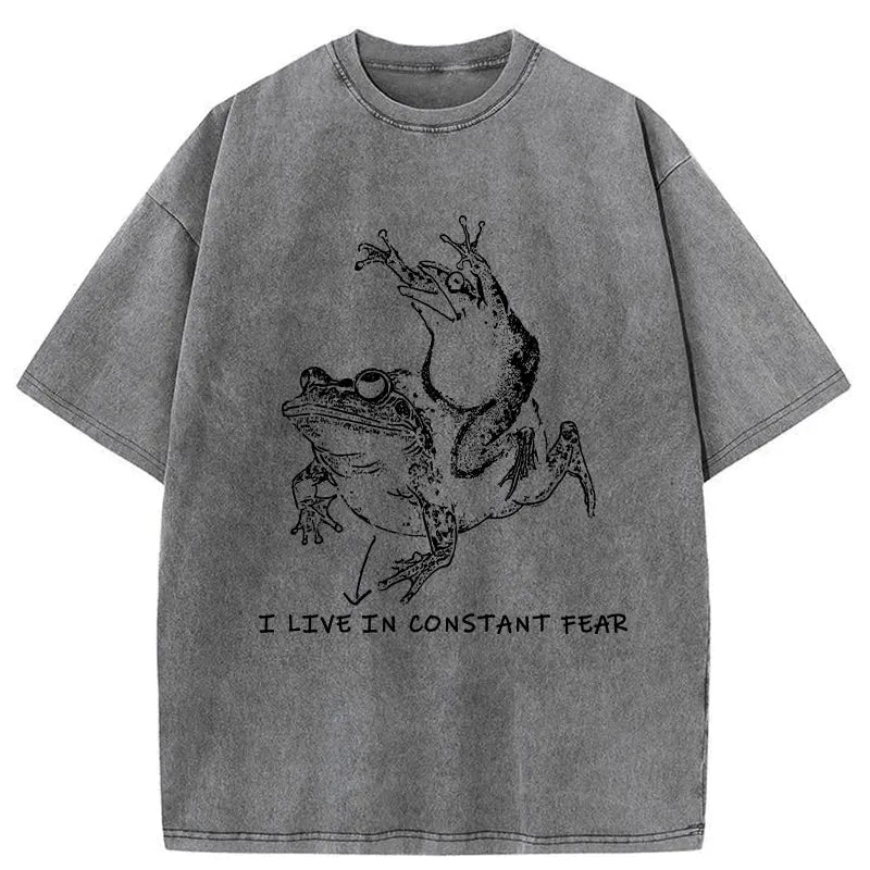 I live in constant fear funny tee