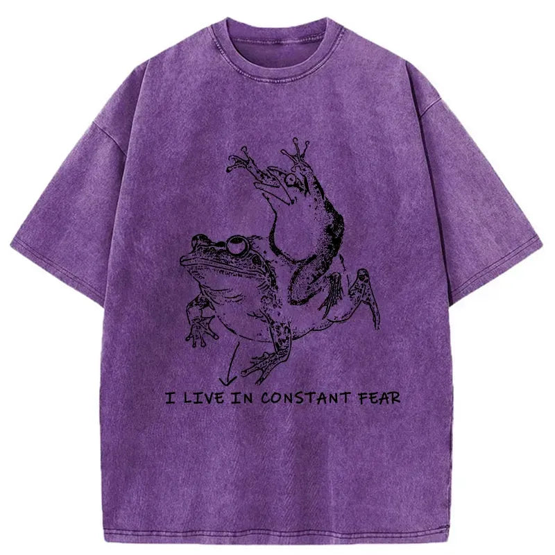 I live in constant fear funny tee