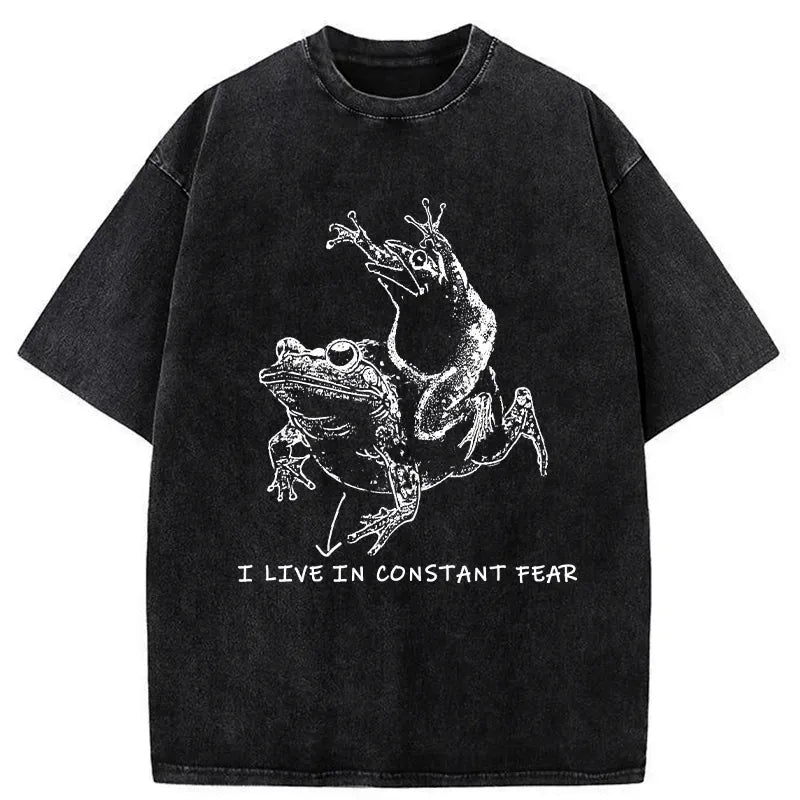 I live in constant fear funny tee