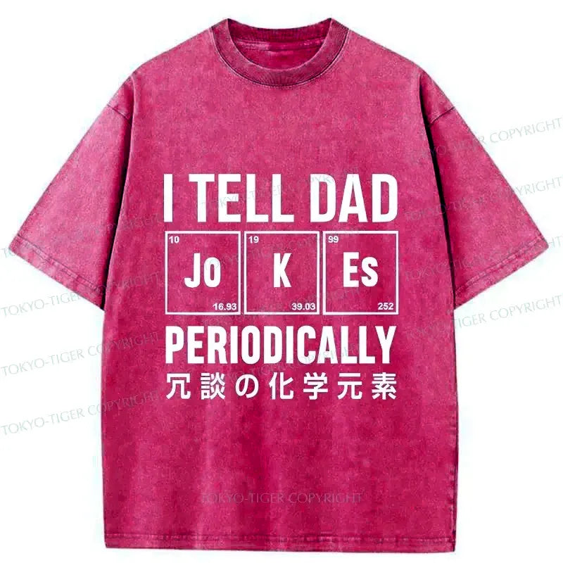 Washed Japanese T-Shirt for Dad