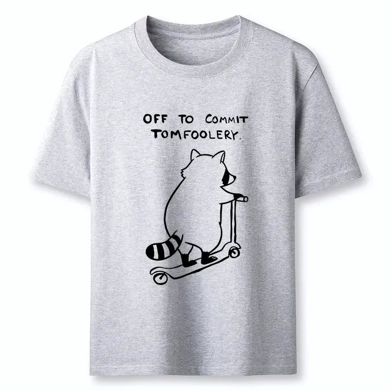 Kyoto-Lion Scooter Raccoon Funny Meme Classic T-Shirt