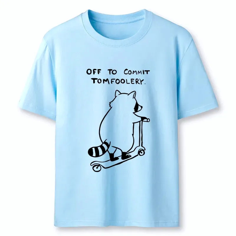 Raccoon Humor Unisex Cotton T-Shirt