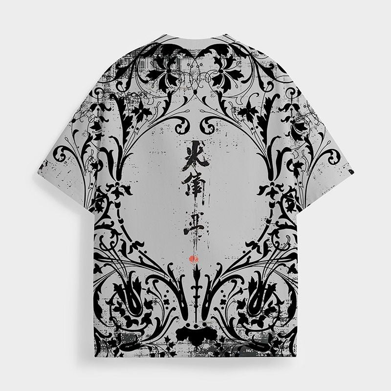 Japanese cat samurai unisex tee