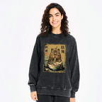 Japanese Washed Capybara Sweatshirt for Casual Wear
