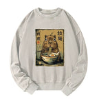 Comfortable Capybara Ramen Sweatshirt for Daily Wear