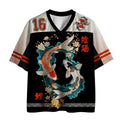 Japanese Koi Fish Mesh Jersey Breathable