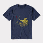 Japanese Retro Octopus T-Shirt for Daily Wear