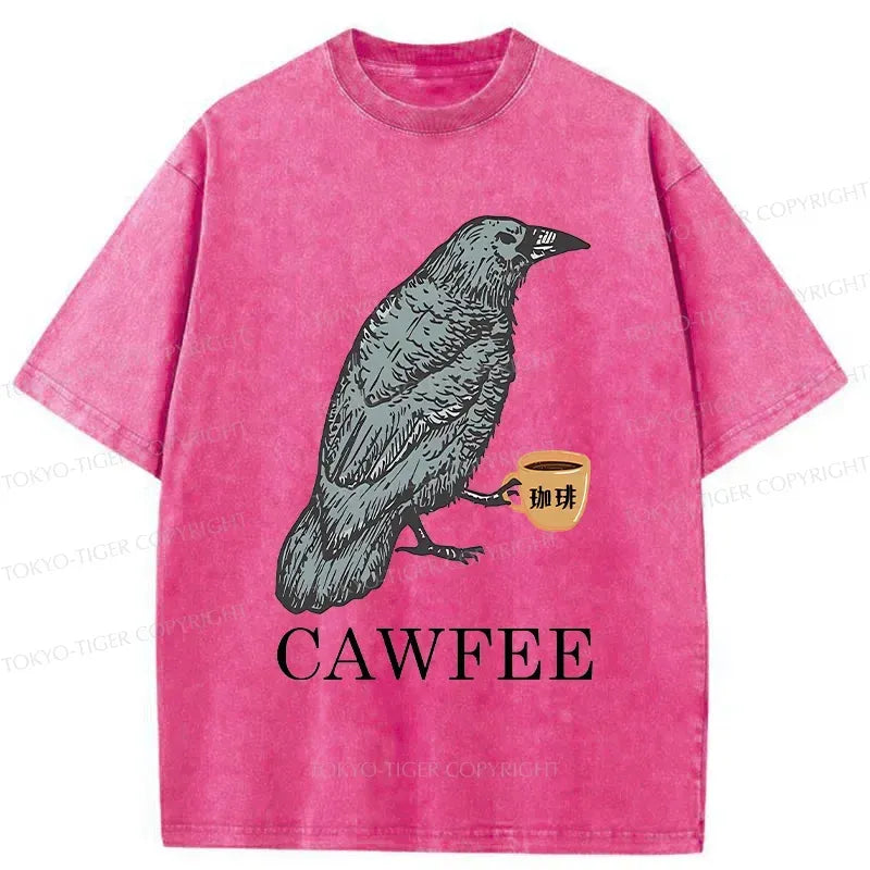 Kyoto-Lion Cawfee Washed T-Shirt Gift Idea