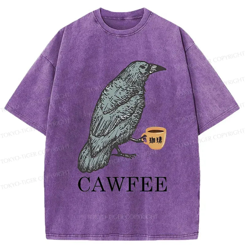 Kyoto-Lion Cawfee Washed T-Shirt Gift Idea
