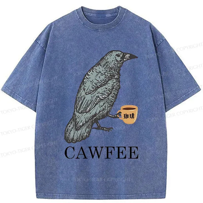 Kyoto-Lion Cawfee Washed T-Shirt Gift Idea