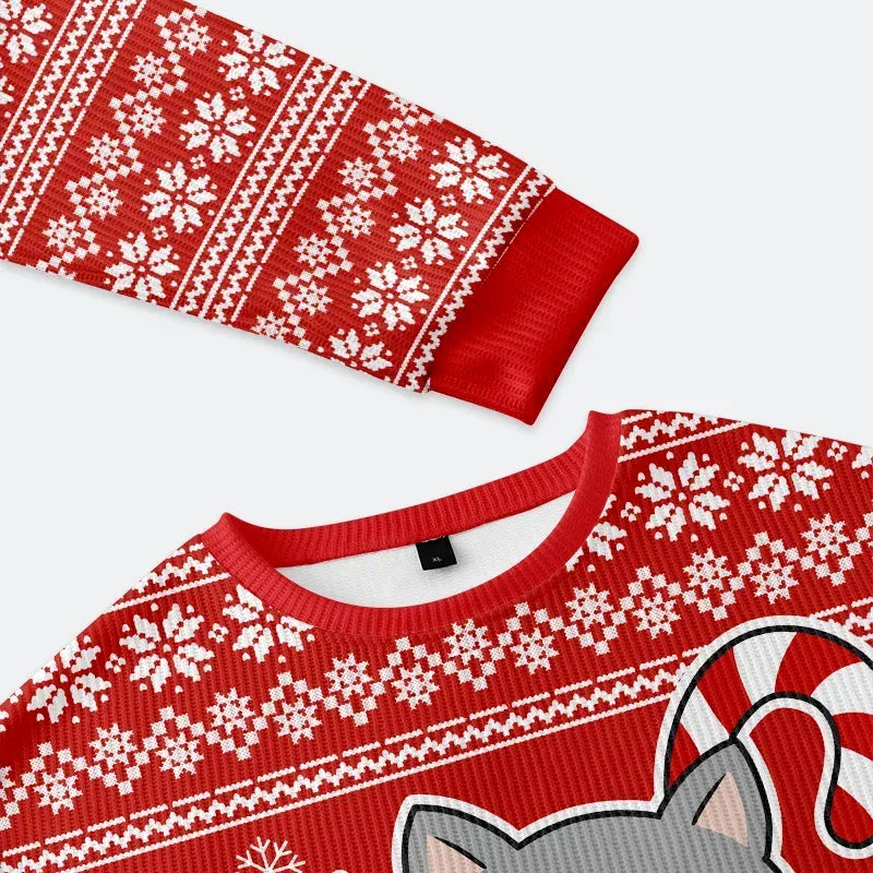 Funny Ugly Sweatshirt for Cat Lovers