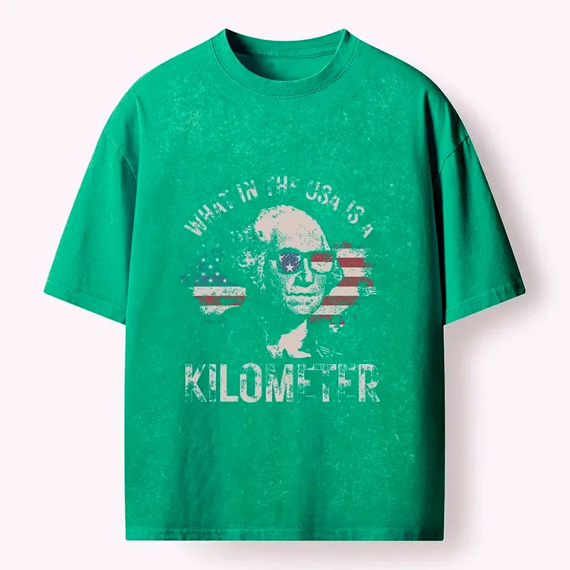 Japanese vintage washed t-shirt for summer