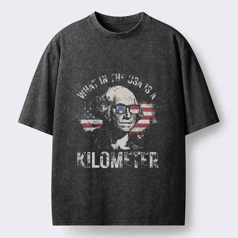 Japanese vintage washed t-shirt for summer
