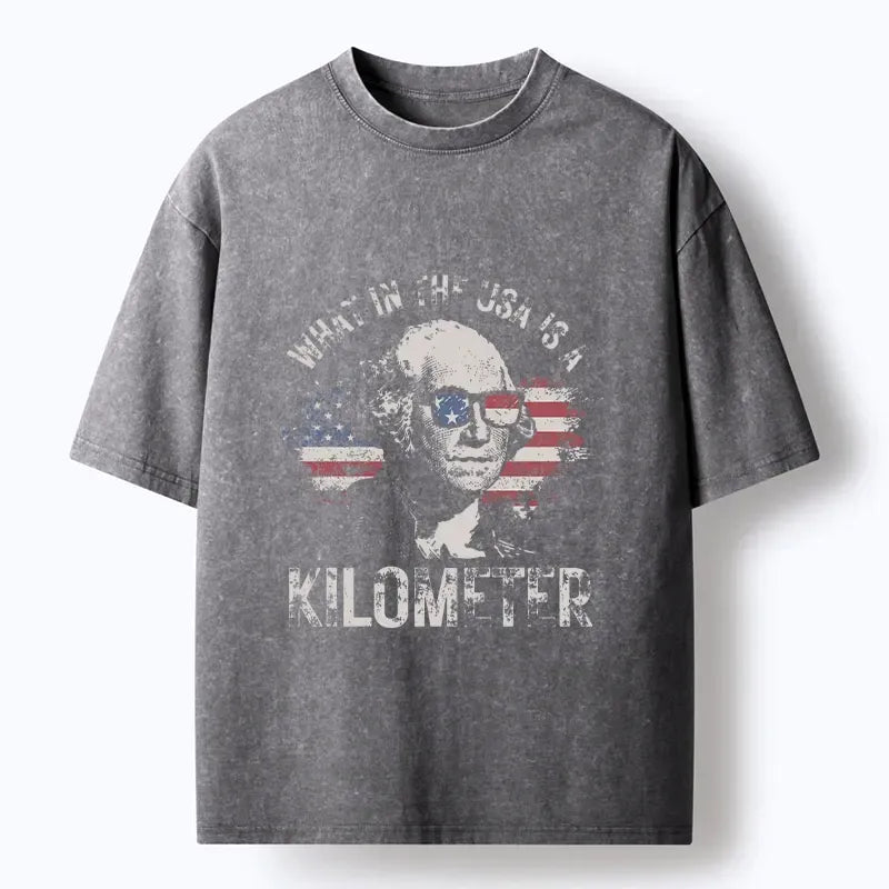 Japanese vintage washed t-shirt for summer