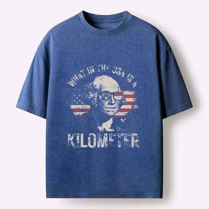 Japanese vintage washed t-shirt for summer
