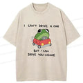 Kyoto-Lion Frogs That Drive You Crazy Washed T-Shirt
