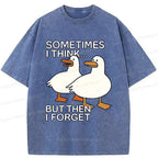 Funny Goose Washed T-Shirt for Daily Wear