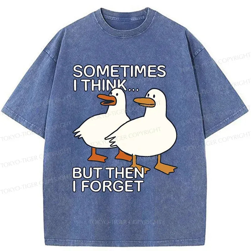 Funny Goose Washed T-Shirt for Daily Wear