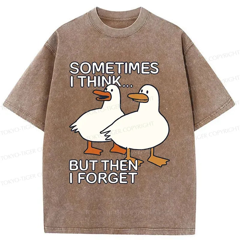 Funny Goose Washed T-Shirt for Daily Wear