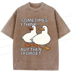 Funny Goose Washed T-Shirt for Daily Wear