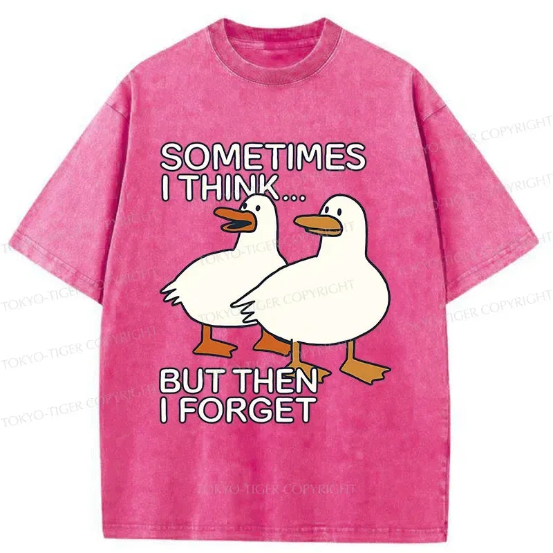 Kyoto-Lion Funny Goose Washed T-Shirt