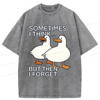 Kyoto-Lion Funny Goose Washed T-Shirt