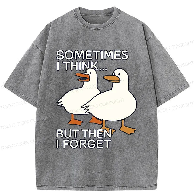 Kyoto-Lion Funny Goose Washed T-Shirt