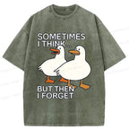 Japanese Style Funny Goose T-Shirt for Travel