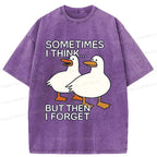 Japanese Style Funny Goose T-Shirt for Travel