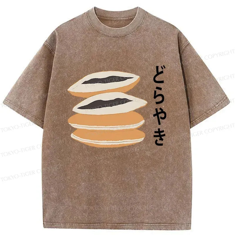 Kyoto-Lion Dorayaki Japan Washed T-Shirt
