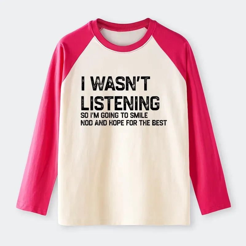 Kyoto-Lion Indifferent To Everything Raglan Long Sleeve T-shirt