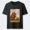 Watercolor Capybara Ukiyo-e T-Shirt