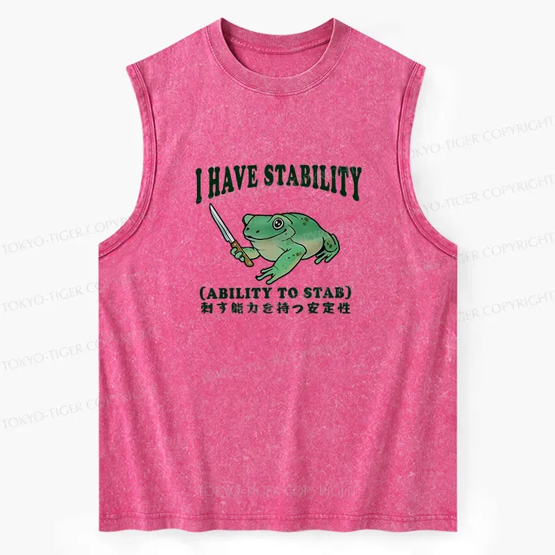washed unisex tank top for casual wear