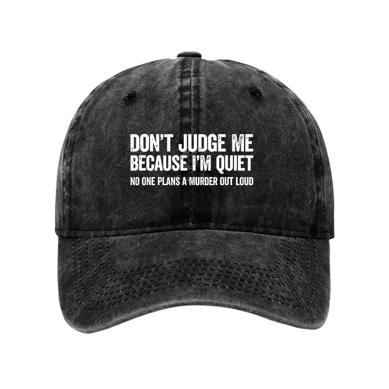 Kyoto-Lion Sarcastic Funny Quote Washed Cap