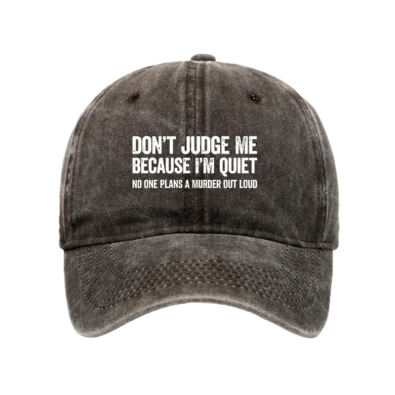 Kyoto-Lion Sarcastic Funny Quote Washed Cap
