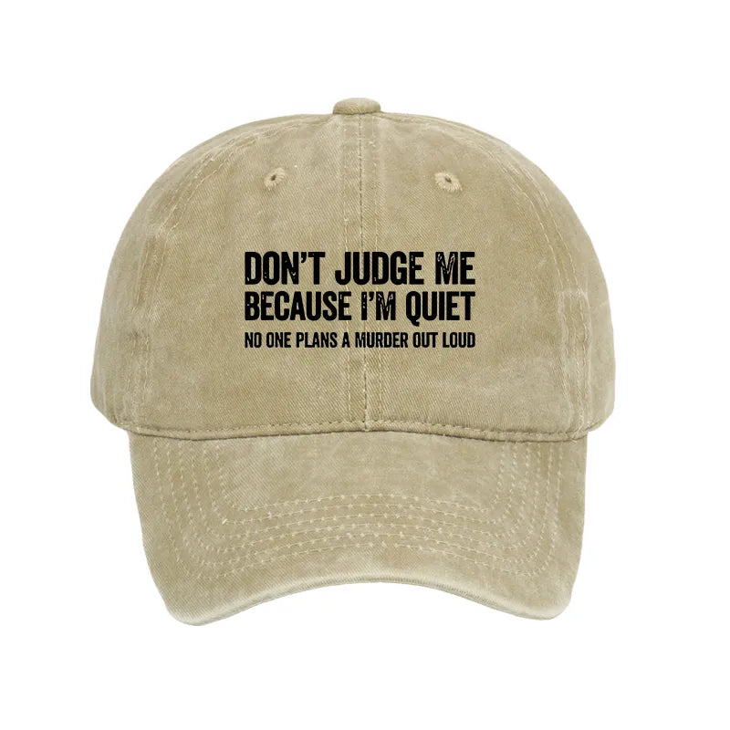 Kyoto-Lion Sarcastic Funny Quote Washed Cap