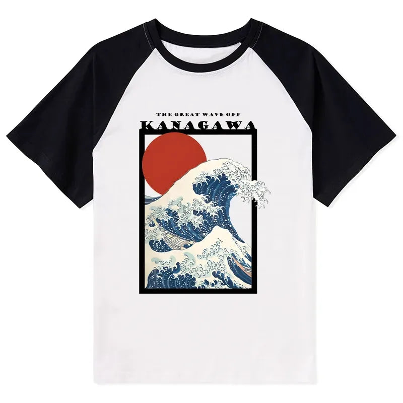 Japanese Ukiyo-e T-shirt for Summer