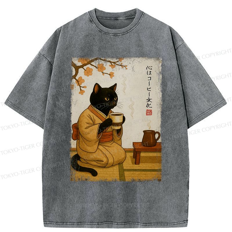 Unisex Washed Cotton T-Shirt for Summer