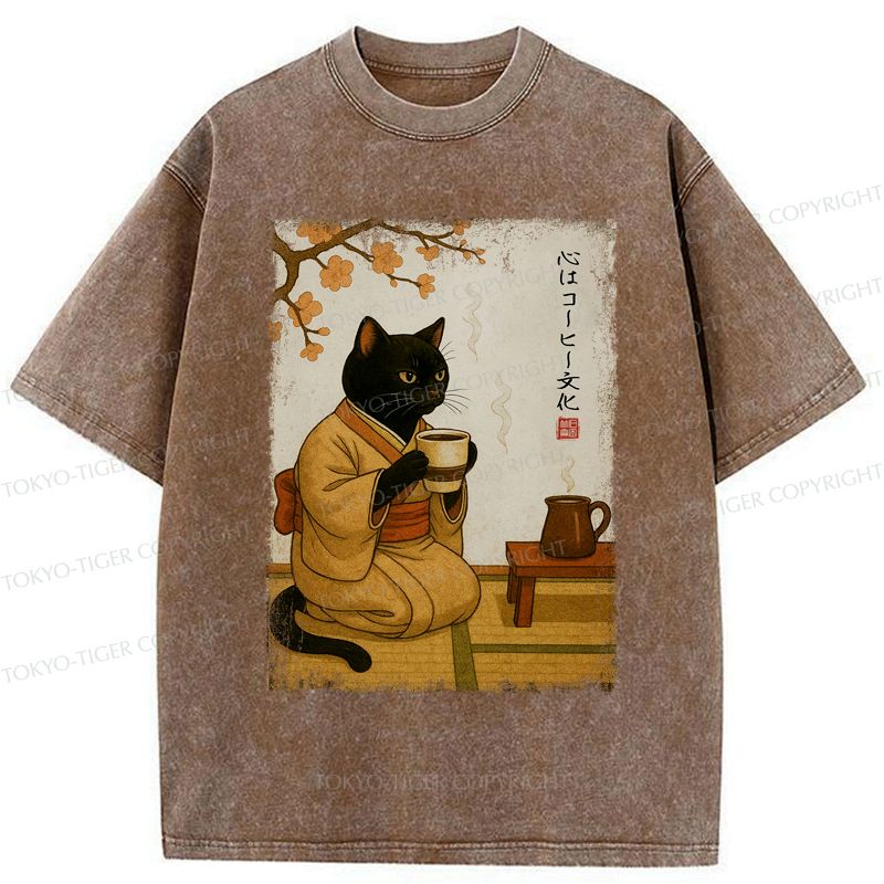Unisex Washed Cotton T-Shirt for Summer