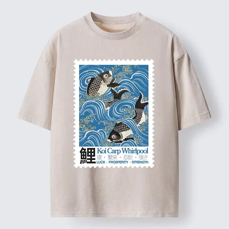 Premium Japanese Carp T-Shirt for Streetwear