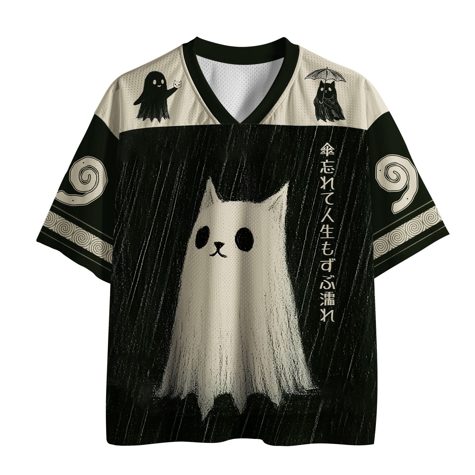 Japanese Ukiyo-e Ghost Cat Shirt