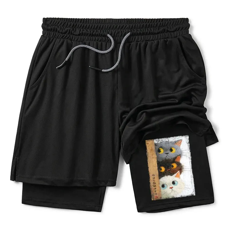 Japanese Style Cat Shorts Gift Idea
