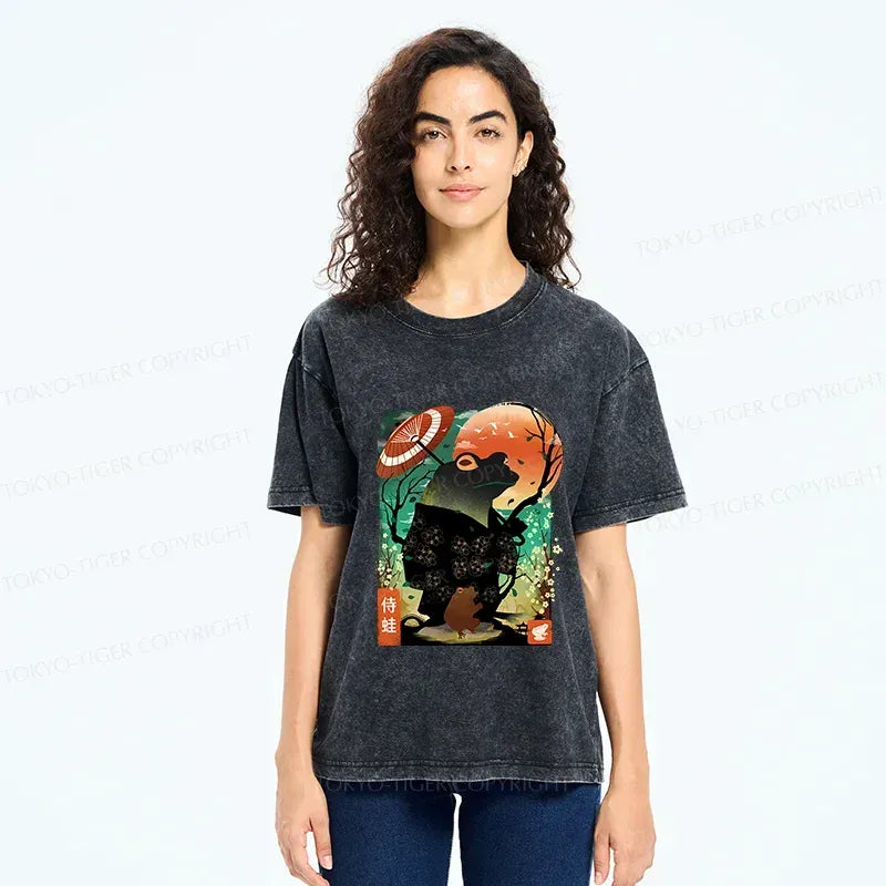 Japanese Frog Demon T-Shirt for Daily Wear