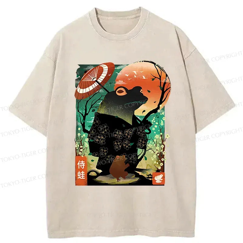 Japanese Frog Demon T-Shirt for Daily Wear