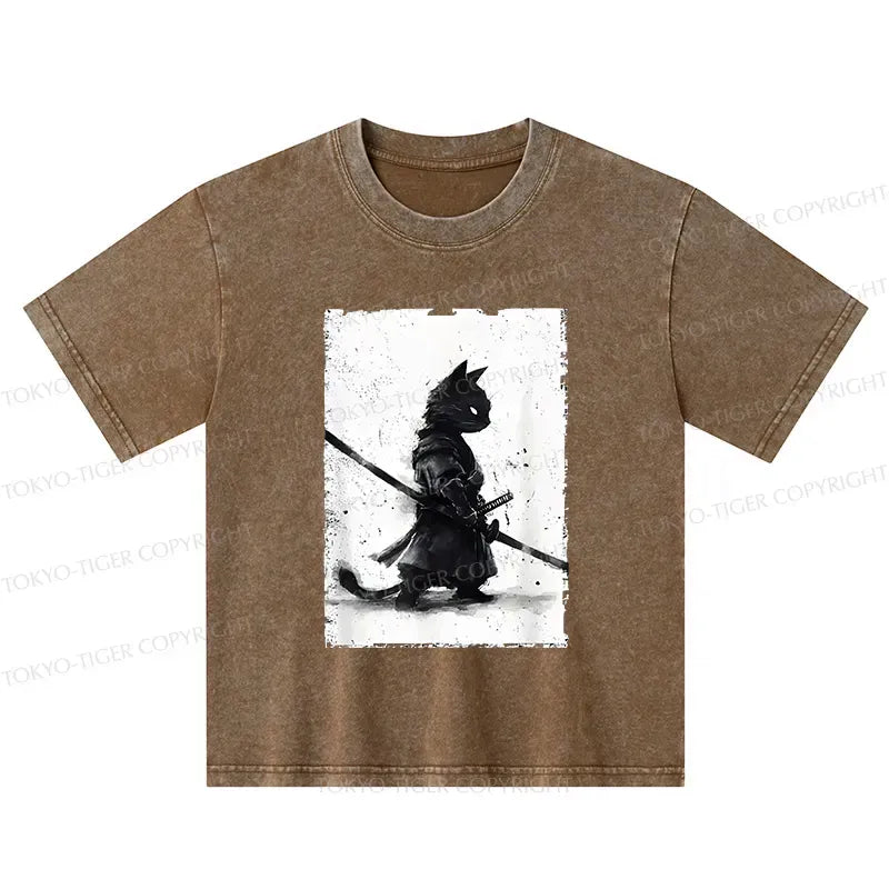 Kids Japanese Samurai T-Shirt Gift for Him