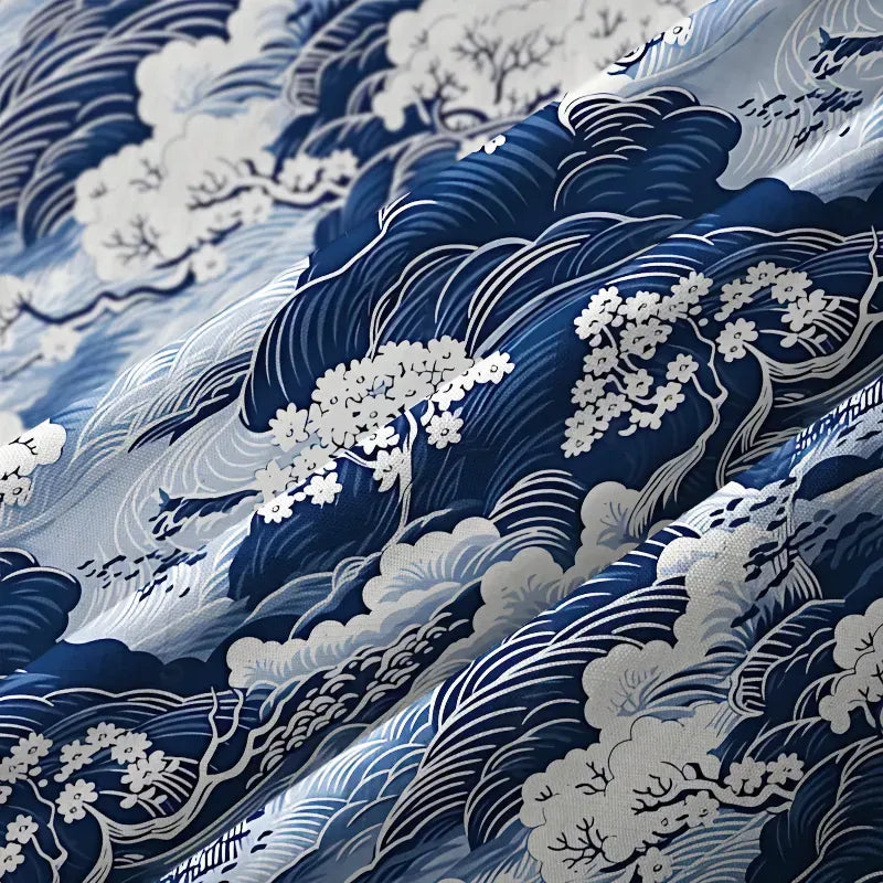 Vintage Kyoto Lion Hawaiian Shirt for Summer