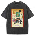 Samurai Cat Vintage Gift Idea